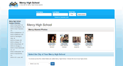 Desktop Screenshot of mercyhighschool.org