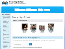 Tablet Screenshot of mercyhighschool.org